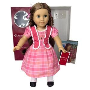 American Girl Marie Grace DOLL + Meet Outfit Gold Heart Necklace Shoes Socks Box